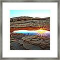 Mesa Arch Framed Print