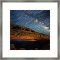 Mesa Star Storm Framed Print