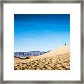 Mesquite Sand Dunes - Death Valley, United States - Color Street Photography Framed Print