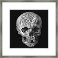 Metal Skull Framed Print