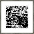 Metallic Jeep Jku Wrangler Framed Print