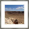 Meteor Crater Framed Print