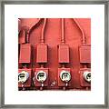 Meter Reader Red 2 Framed Print