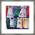 Mexican Dresses Framed Print