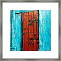 Mexican Turquoise Framed Print