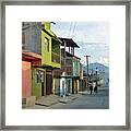 A Town Near Parocho Framed Print