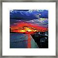 Miami Docks Framed Print