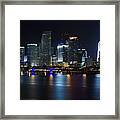 Miami Downtown Skyline Framed Print