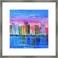 Miami Port Framed Print