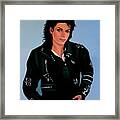 Michael Jackson Bad Framed Print