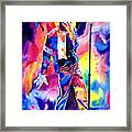 Michael Jackson Sparkle Framed Print