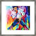 Michael Jackson Wind Framed Print