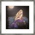 Midnight Mermaid Framed Print