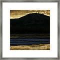 Midway Geyser Basin Mountain Framed Print