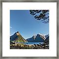 Milford Sound Overlook Framed Print