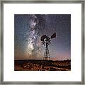 Milky Way At Dubinky Well Framed Print
