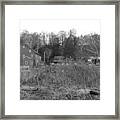 Mill At Clinton Among The Reeds Framed Print