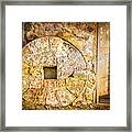 Mill Wheel At The Grist Mill Framed Print