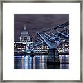 Millennium Bridge - London Framed Print