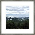 Mills River Valley View Framed Print
