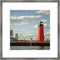 Milwaukee Pierhead Lighthouse Framed Print