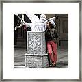 Mime Of Florence Framed Print