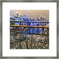 Minneapolis Bridges Framed Print