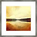 Mirror Lake At Sunset Framed Print