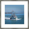 Miss Dianne And Three Sisters Oyster Boats Framed Print