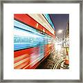 Missed The Bus Framed Print