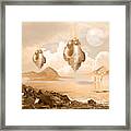 Mission In A Far Planet Framed Print