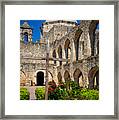 Mission San Jose Towers Framed Print