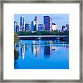 Mississippi And Minneapolis Framed Print