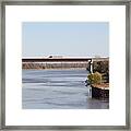 Missouri River At Boonville Framed Print