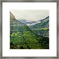 Misty Glacier National Park View Framed Print