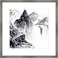 Misty Gorge Framed Print
