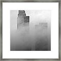 Misty Morning Flight Framed Print