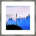 Misty Mountain Hop Framed Print