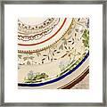 Mixed Plates Framed Print