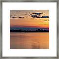 Mobile Bay Sunset Framed Print