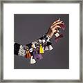 Model Sporting Wristwatches Framed Print