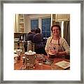 Mom Showing Us How To Make Plum Pudding May 2017 Framed Print