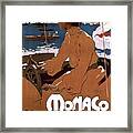 Monaco - Exposition Et Concours - Automobiles - Retro Travel Poster - Vintage Poster Framed Print
