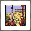 Monaco, Monte Carlo, View From Hotel Terrace Framed Print