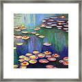 Monet's Lily Pads Framed Print