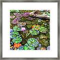 Monet's Pond At The Fair Framed Print