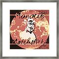 Monocle Matchsticks Vintage Tin Sign Advertising Framed Print