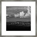 Monsoon Clouds Over Sedona Framed Print