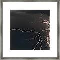 Monsoon Lighting Storm Framed Print