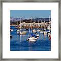 Monterey Harbor Framed Print